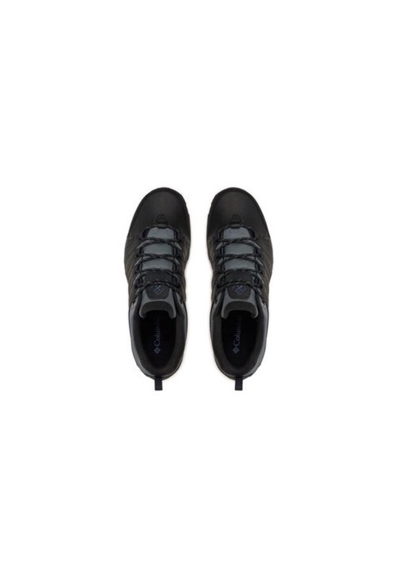 Водоустойчиви обувки Woodburn II - черни - естествена кожа - мъжки - Сив Columbia