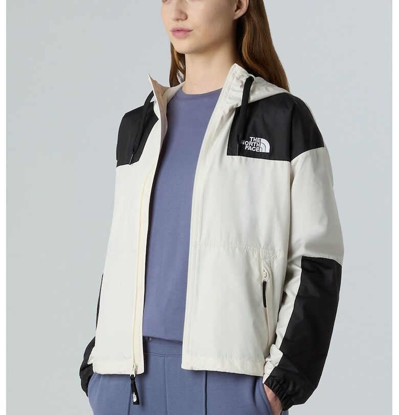 Водоустойчиво яке Sheru - Слонова кост/Черен The North Face