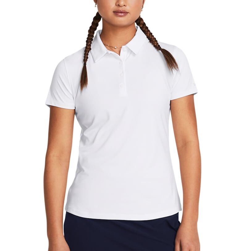 Вталена голф тениска Playoff - Бял Under Armour