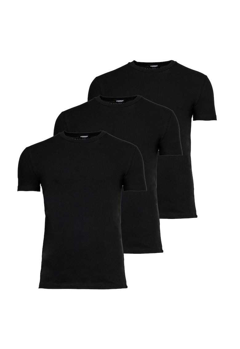 Вталена тениска - 3 броя - Черен Dsquared2