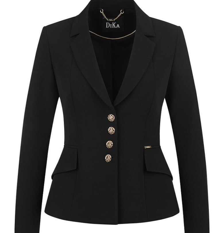 Вталено сако с джобове DiKa