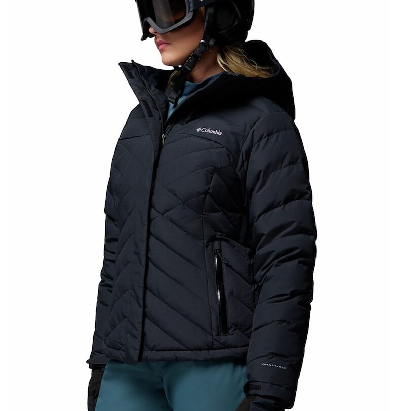 Вталено яке Lay D Down V с качулка - Черен Columbia