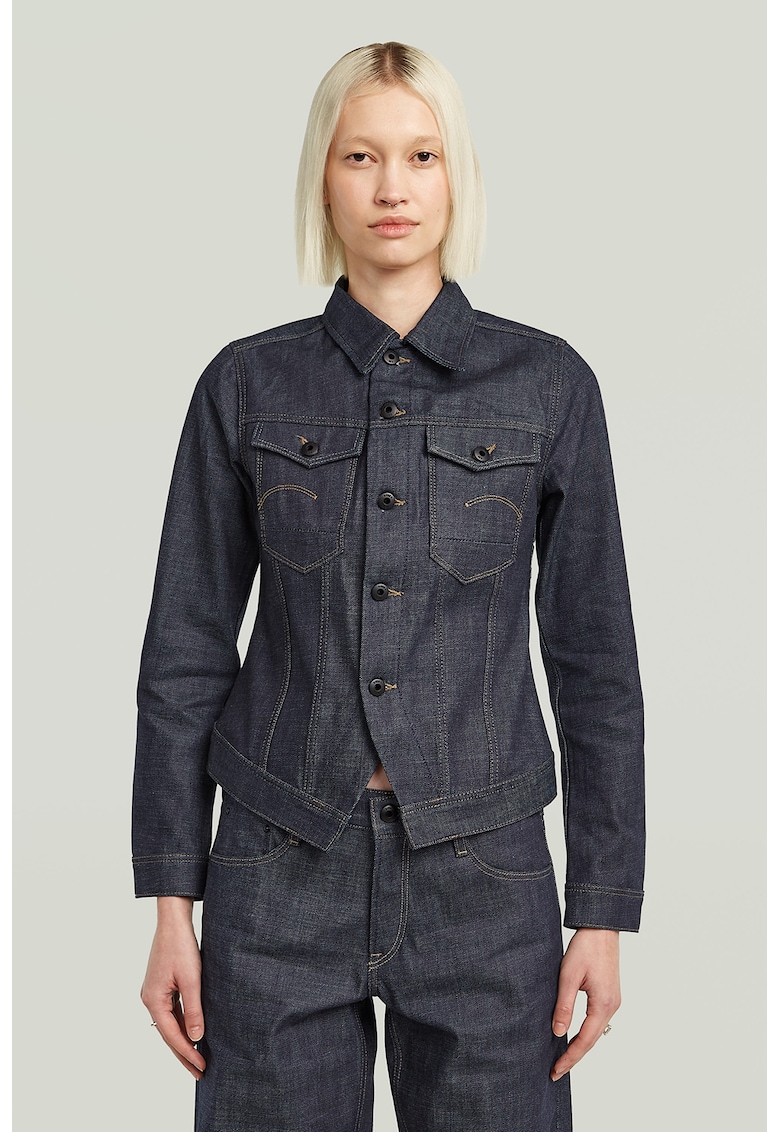 Вталено яке от деним - Тъмносин G-STAR