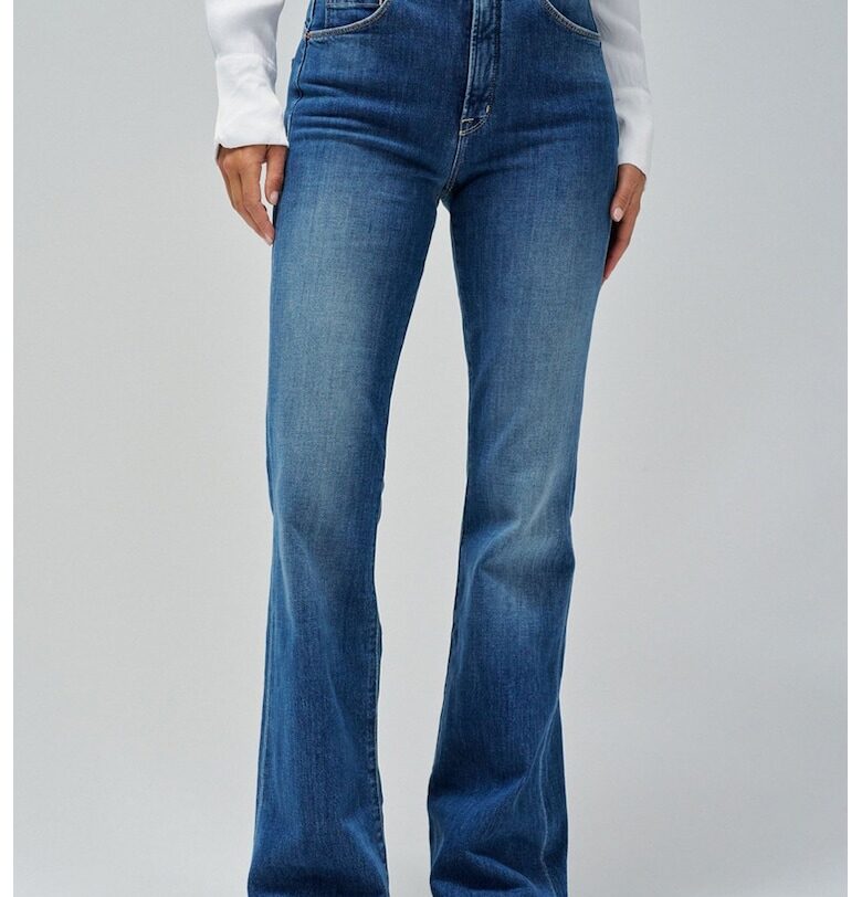 Вталяващи разкроени дънки Faith - Лавандула Salsa Jeans