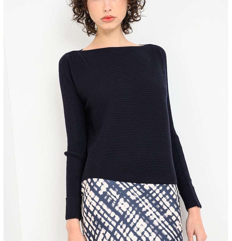 Вълнен пуловер Scambiolana - Ултрамарин синьо MaxCo