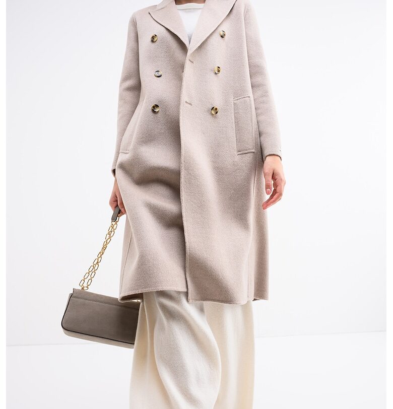 Вълнено палто - Бежов Marella