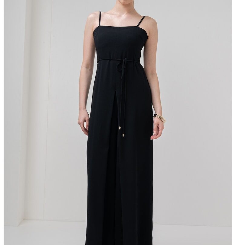 Гащеризон Ibleo с квадратно деколте - Черен Marella