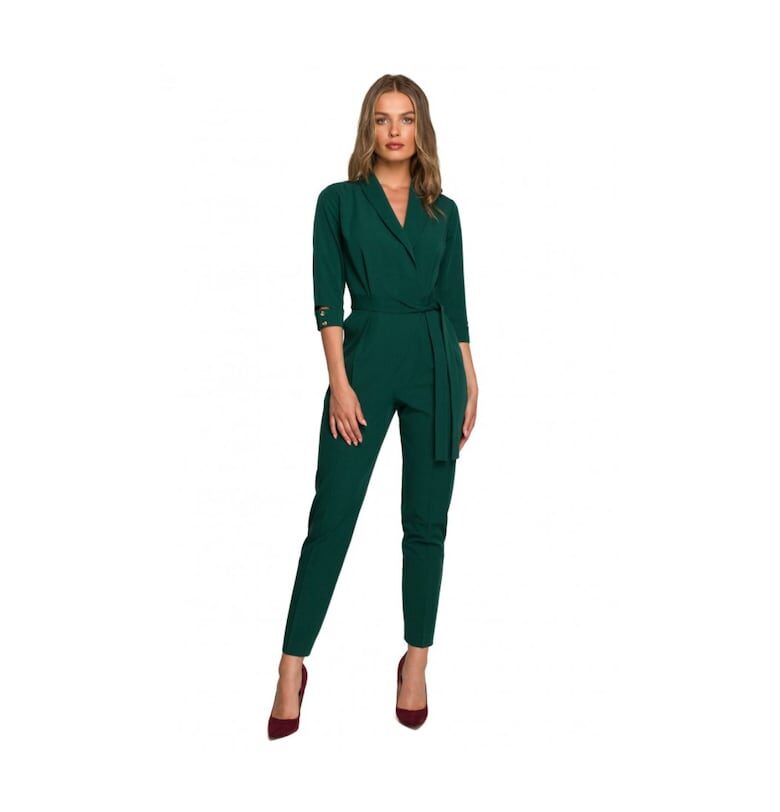 Гащеризон  V-образно деколте - полиестер - вискоза - зелен Style