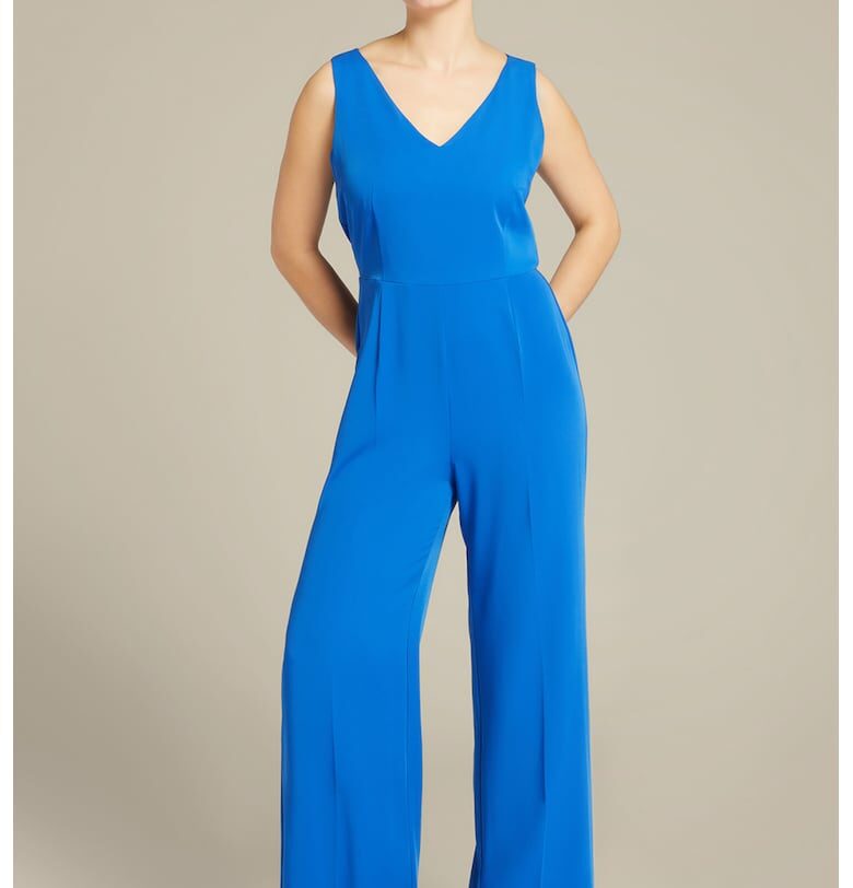 Гащеризон без ръкави с шпиц - Кралско Синьо ELENA MIRO