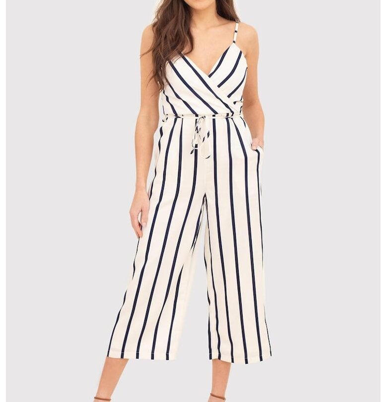 Гащеризон на райета в кремаво и тъмносиньо PA617 - Екрю Ax Paris