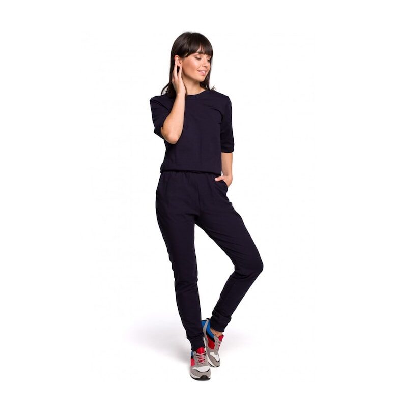 Гащеризон - памук - еластан - тъмносин - Тъмно морско синьо OEM