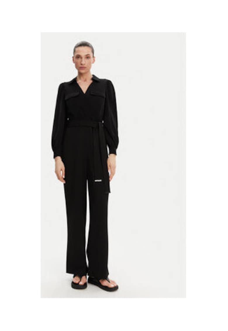 Гащеризон с дълги ръкави и колан - DD3K284A - 100% полиестер DKNY