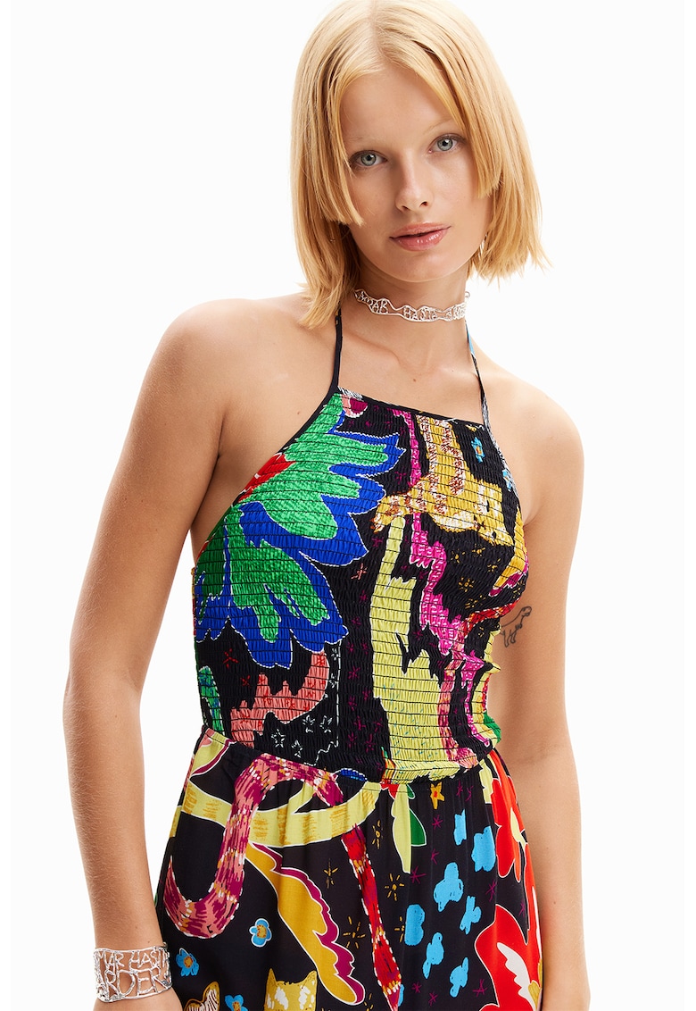 Гащеризон с принт и широк крачол DESIGUAL