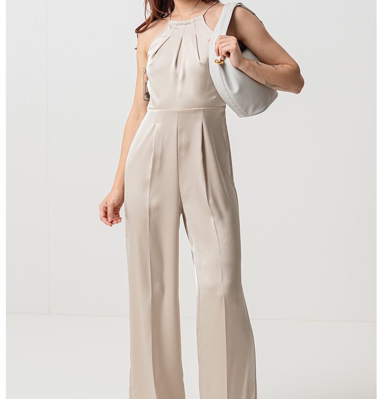 Гащеризон с широк крачол - Мръснобял MaxCo