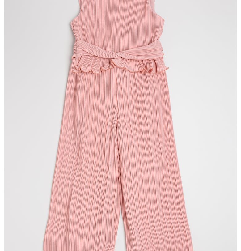 Гащеризон с широк крачол и колан - Прашно розово Abel  Lula