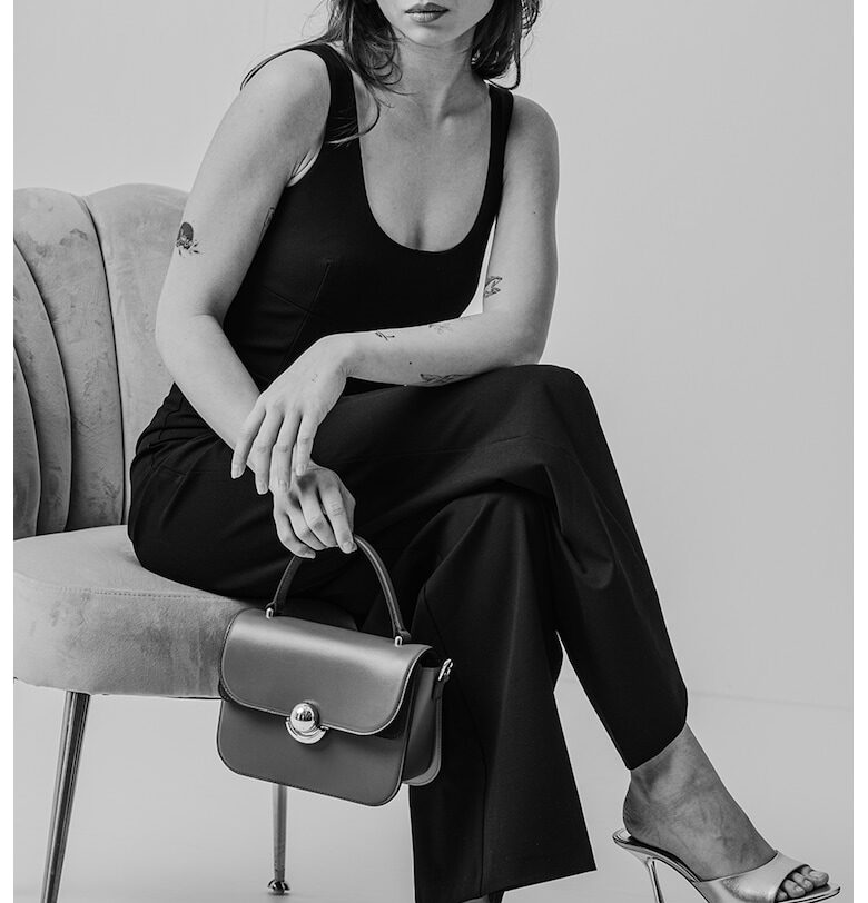 Гащеризон с широк крачол и овално деколте - Черен MaxCo