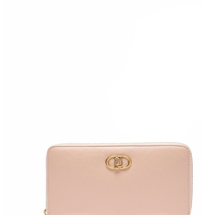 Голям портфейл с лого - Светлорозов Liu Jo