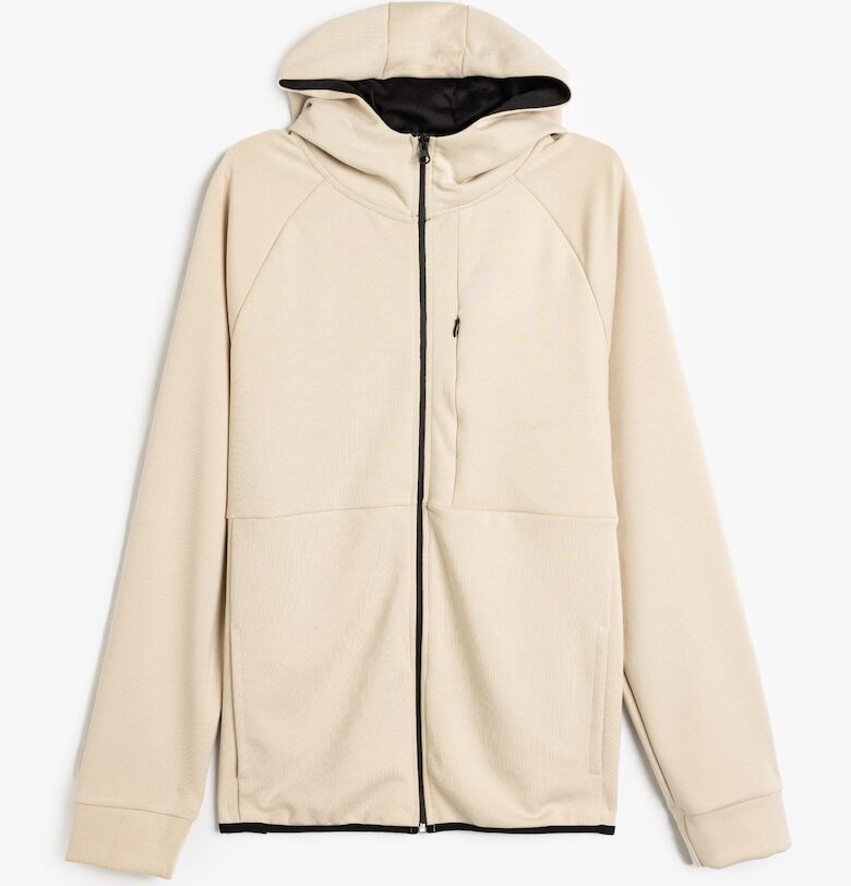 Голямо худи с цип - Бежов KOTON