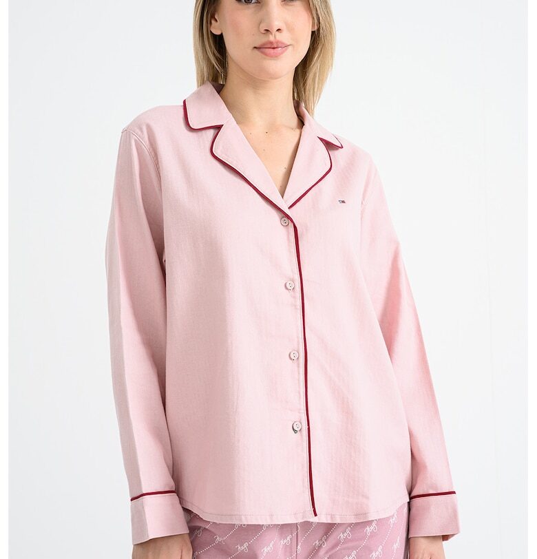 Горна пижама с двойни ревери - Розово Tommy Hilfiger