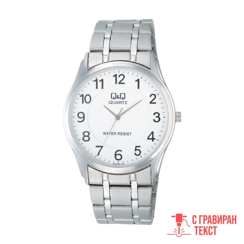 Оригинален Мъжки Гравиран часовник Q&Q VN20J204Y