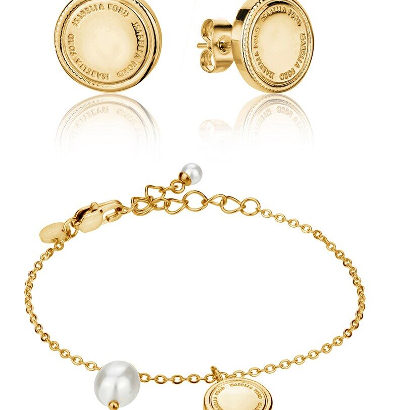 Гривна и обеци Isabella Ford