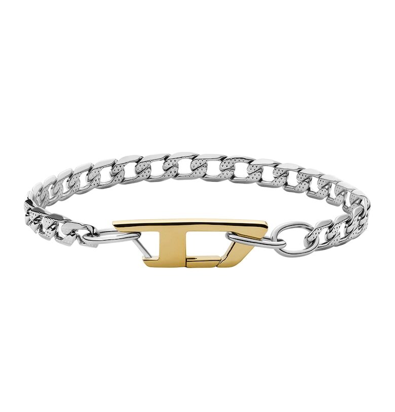 Гривна от неръждаема стомана с дизайн на верижка Diesel