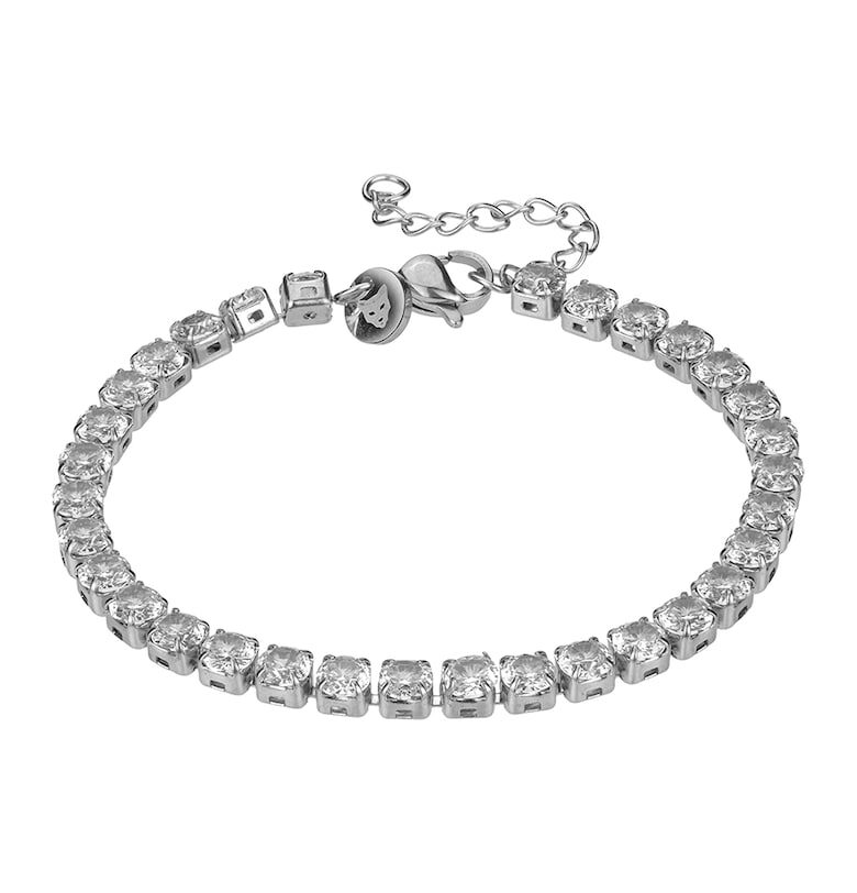 Гривна от неръждаема стомана с кристали Marc Lauder