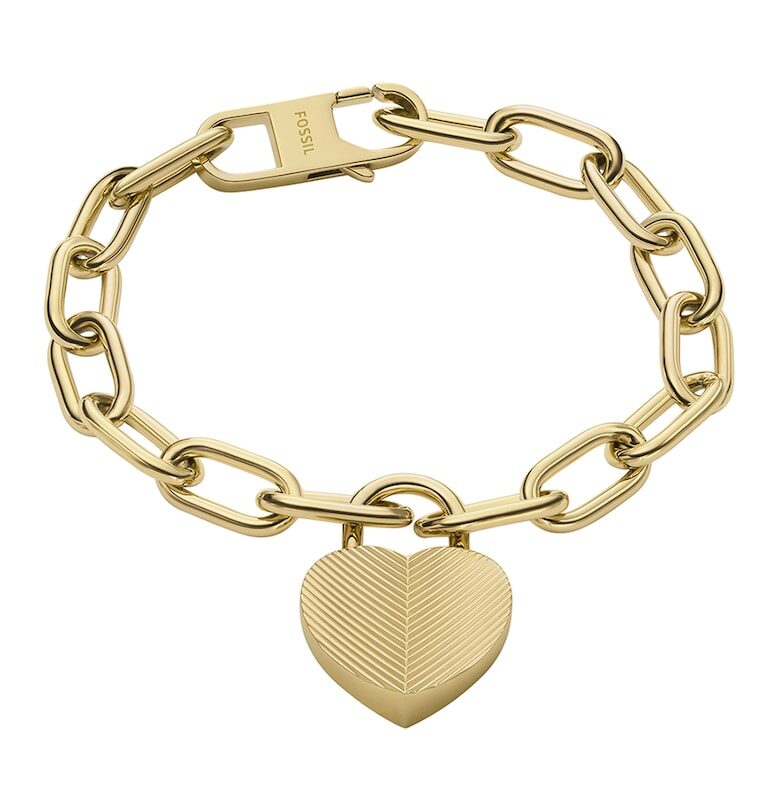 Гривна със сърцевидна висулка Fossil