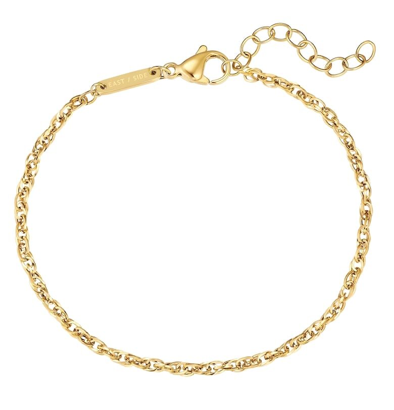 Гривна тип верижка с 14К златно покритие - Златист Eastside