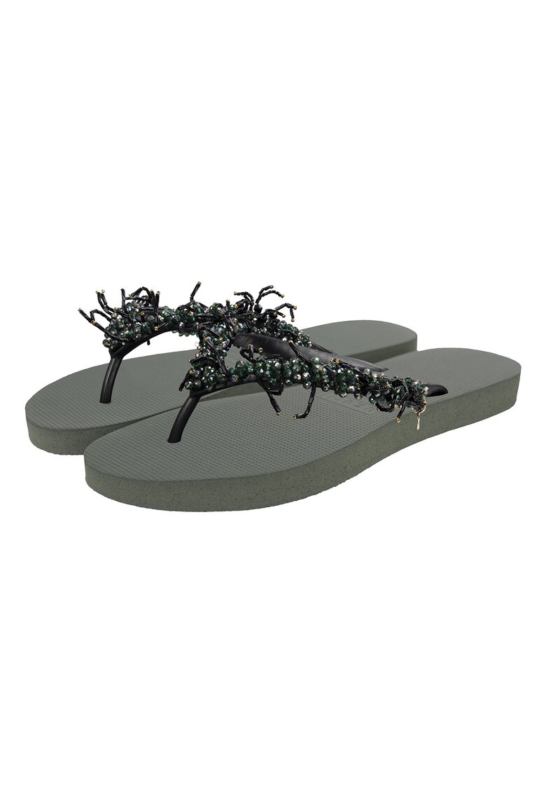 Гумени чехли Bahia - Зелен UZURII