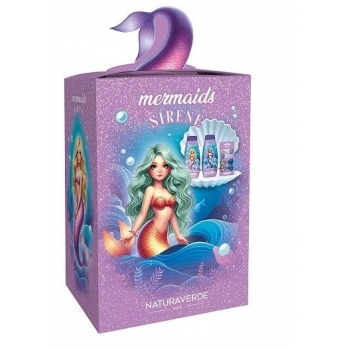 ДИСНИ РУСАЛКИ Комплект Шампоан 2 в 1 250мл+душ-пяна 250мл+аксесоари за коса цена