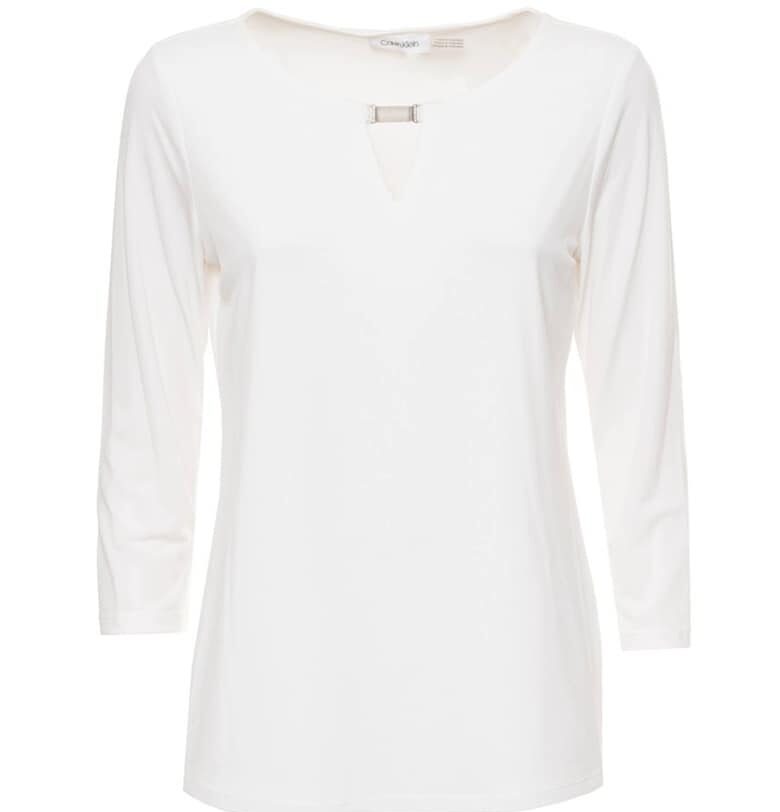 Дамска блуза  00M9LH6068 - Бял CALVIN KLEIN