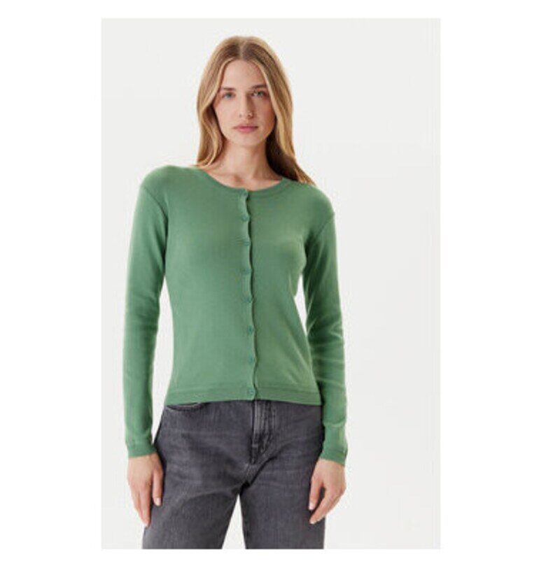 Дамска блуза  1091D5558 - Памучен - Зелен United Colors of Benetton