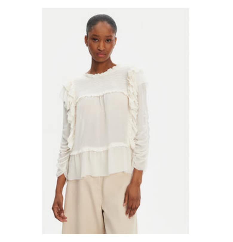 Дамска блуза  252100225231 - Вискоза - Бежов - Бежов Munthe