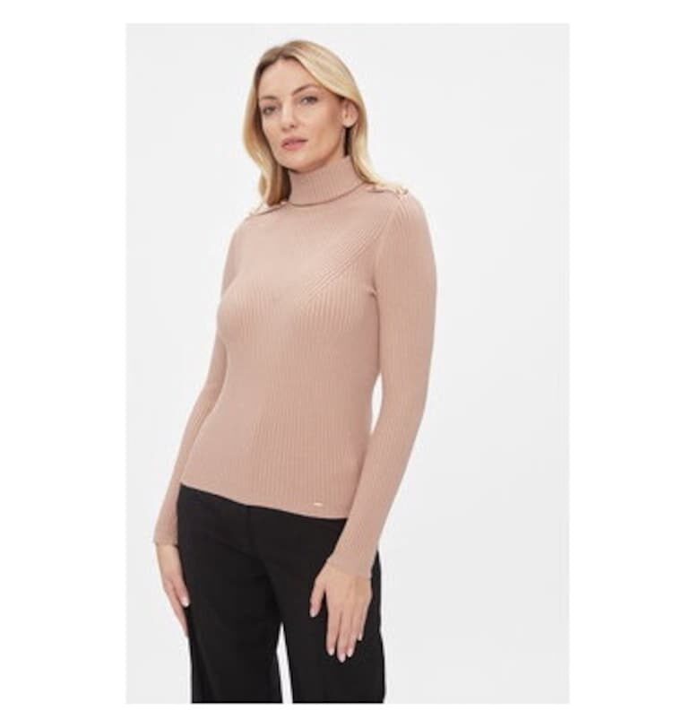 Дамска блуза -  303322236 - Найлон - Кафяв - Кафяв Fracomina