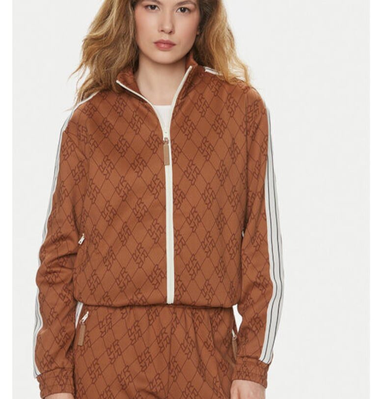 Дамска блуза -  303878146 - Полиестер - Кафяв Replay