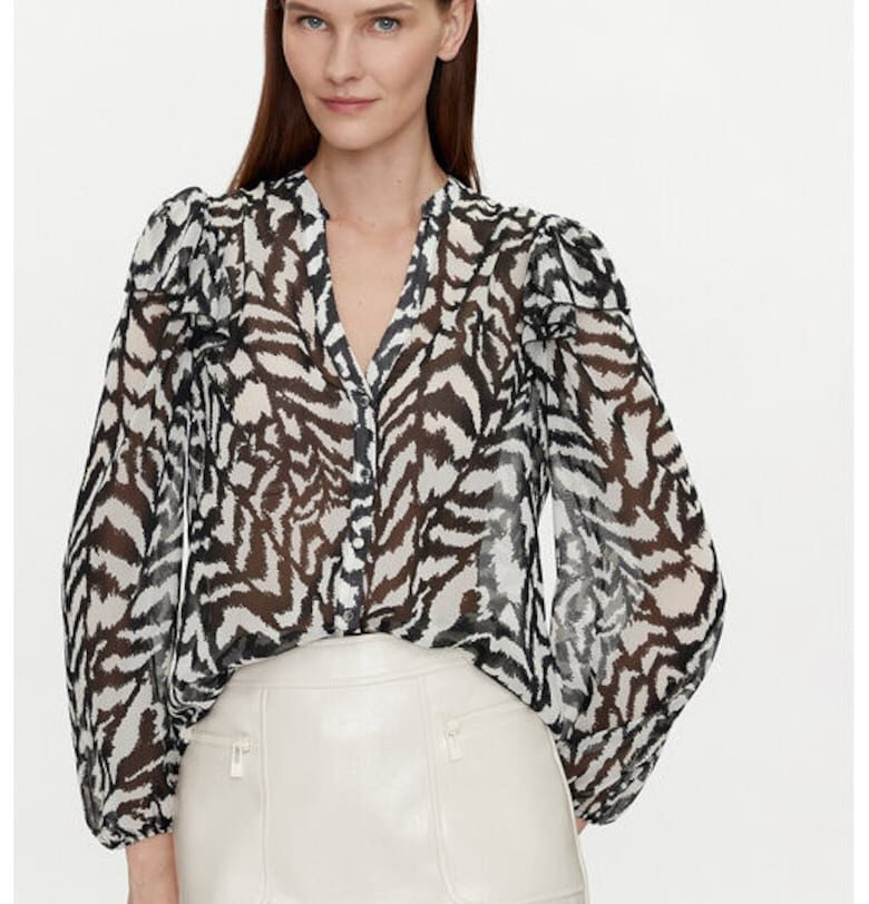 Дамска блуза -  303917197 - Рециклиран полиестер/Полиестер - Черна - Черен Morgan