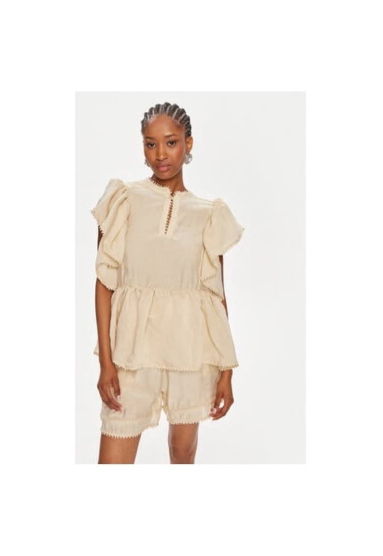 Дамска блуза - 304000324 - Модал/Полиестер - Бежов - Бежов Munthe