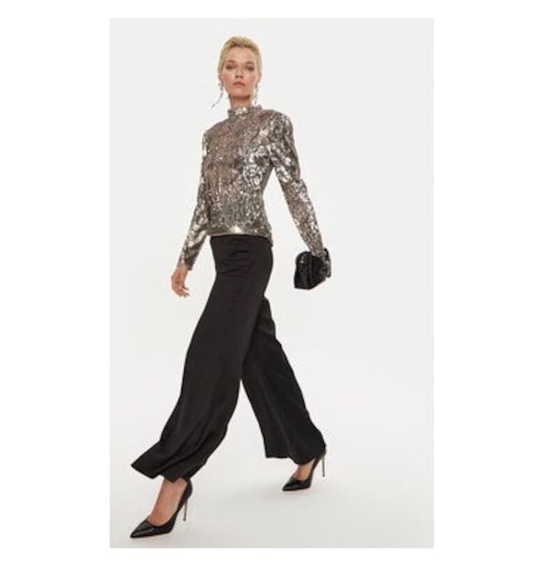 Дамска блуза -  304010064 - Полиестер - Сребро Bruuns Bazaar