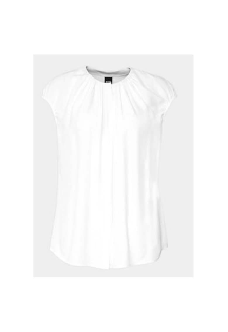 Дамска блуза - 304011405 - Ацетат/Вискоза - Бяла - Бял BOSS