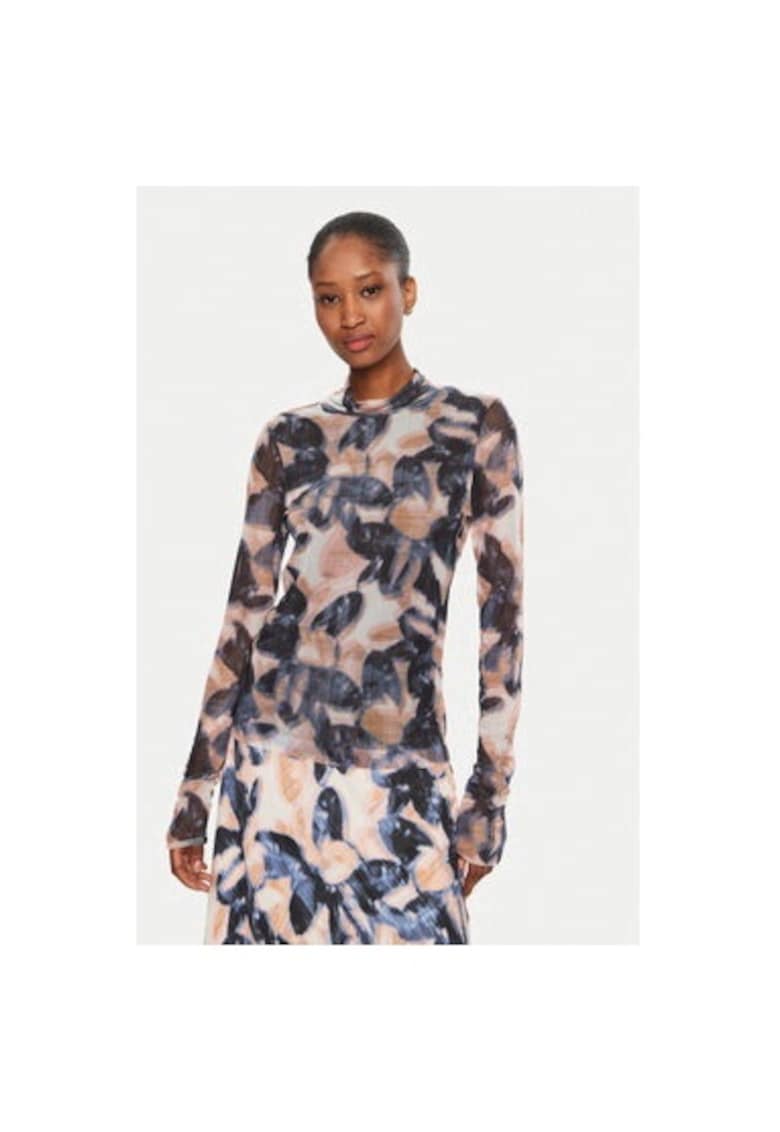 Дамска блуза - 304135279 - Рециклиран полиестер - Многоцветен - Многоцветен Munthe