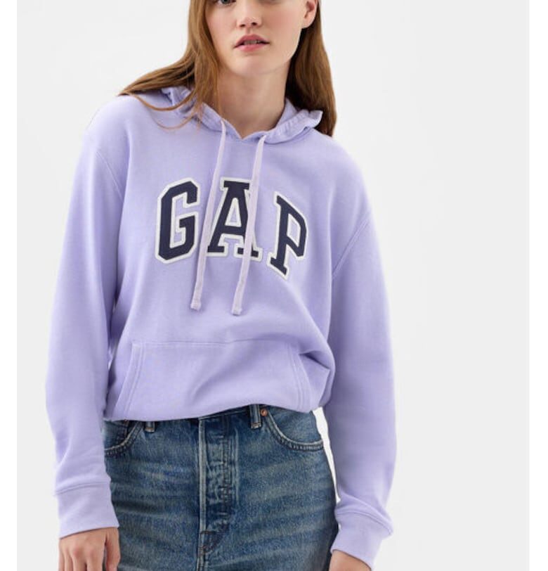 Дамска блуза  304144523 - Памук/Полиестер - Лилава - Виолетов GAP