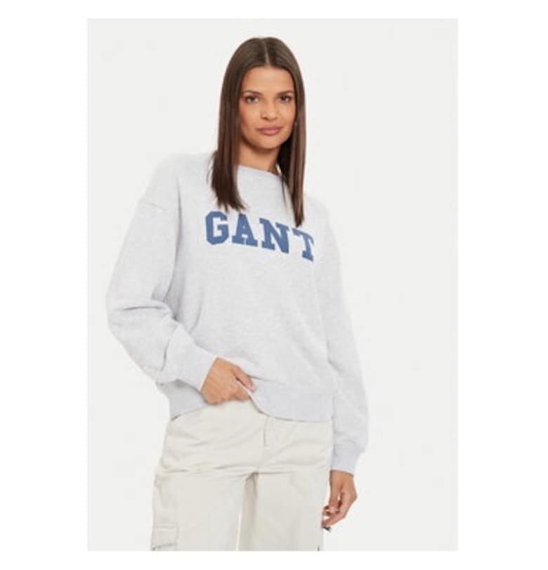 Дамска блуза -  304177743 - Памук - Сив - Сив Gant