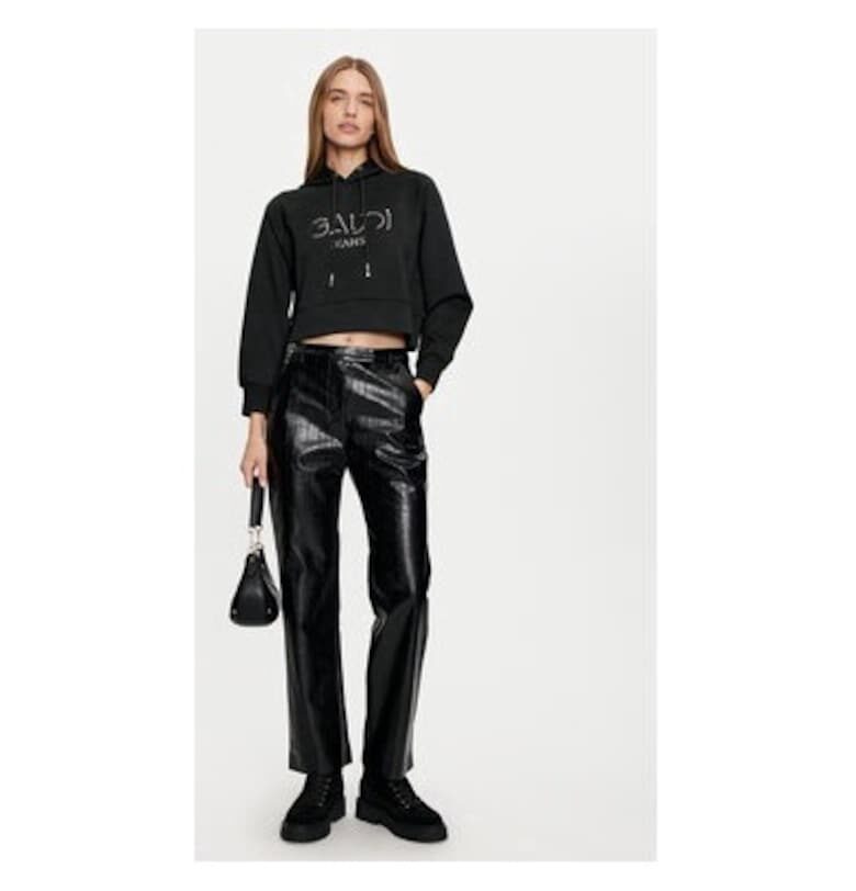 Дамска блуза -  304202827 - Полиестер/Вискоза/Еластан - Черна - Черен Gaudi