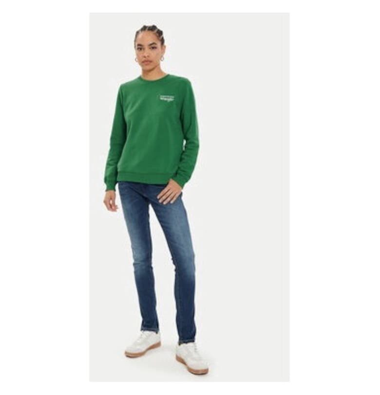 Дамска блуза -  304282683 - Памук/Полиестер - Зелена - Зелен Wrangler