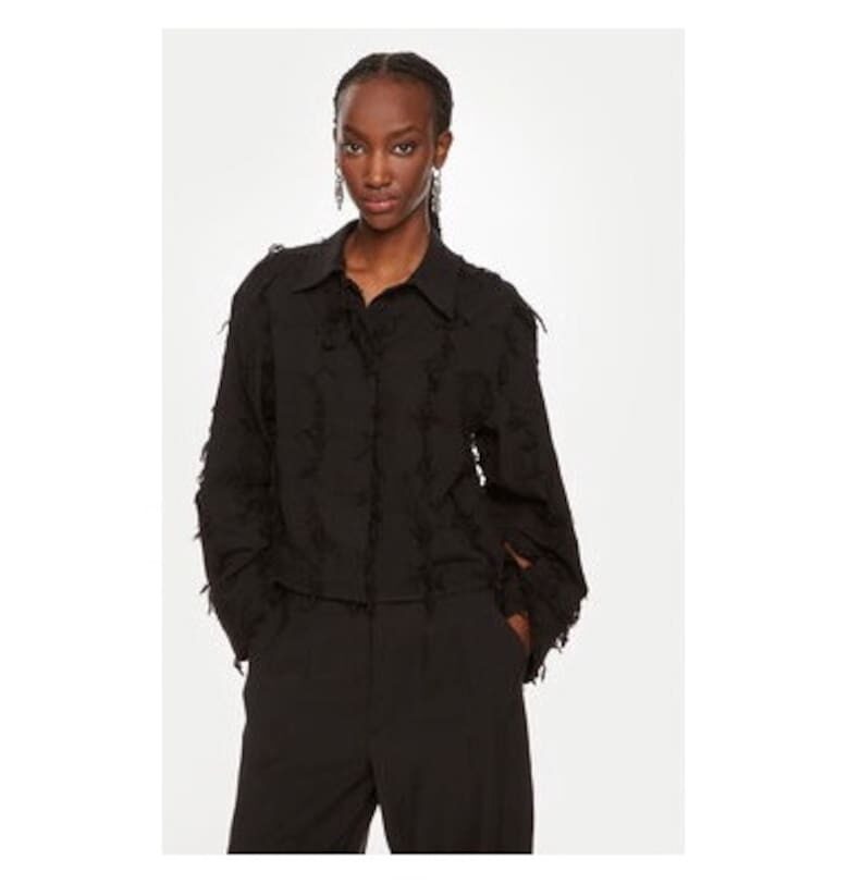 Дамска блуза -  304354663 - Органичен памук - Черна - Черен Day Birger