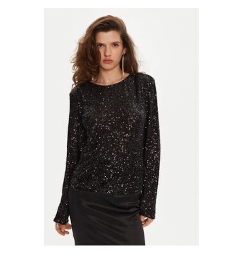 Дамска блуза -  304453649 - Полиестер - Черен - Черен Bruuns Bazaar