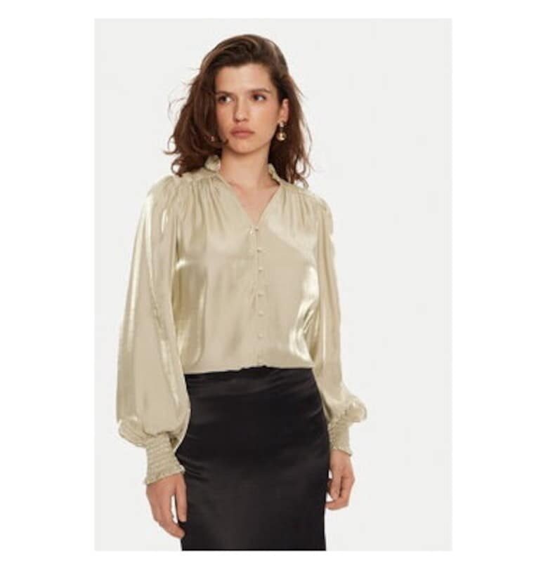 Дамска блуза -  304453700 - злато - Златист Bruuns Bazaar