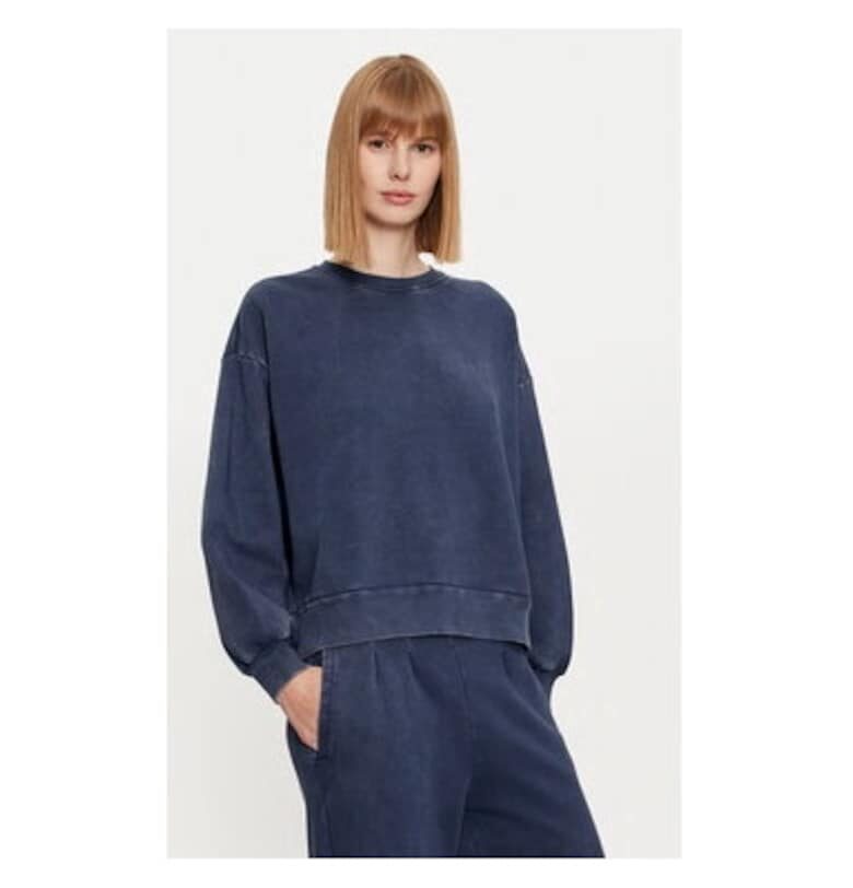 Дамска блуза -  304530166 - Памук - Син - Син DEHA