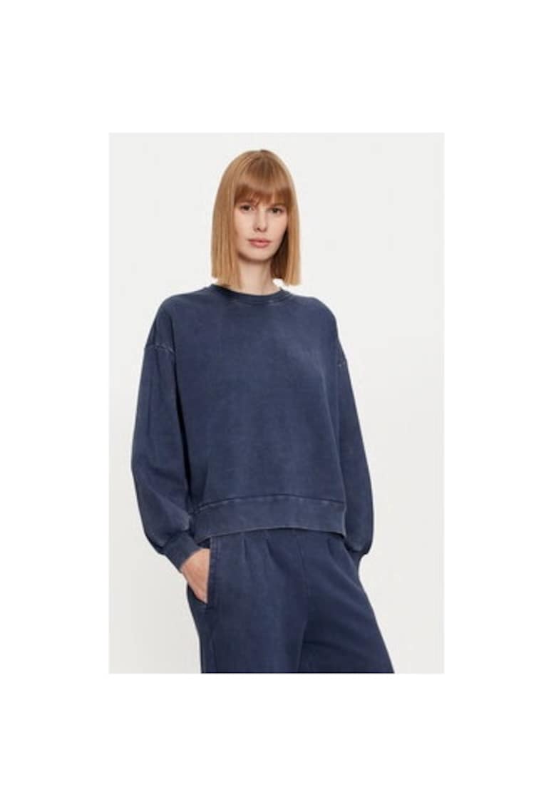 Дамска блуза - 304530166 - Памук - Син - Син DEHA